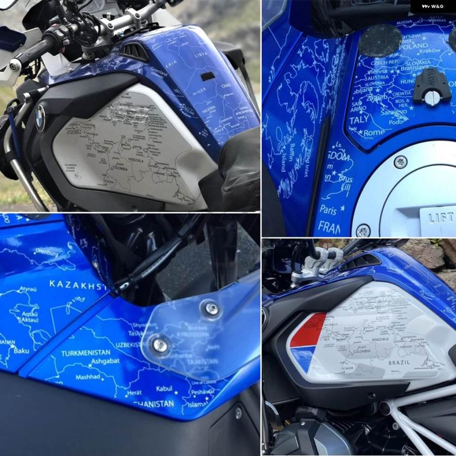 並行輸入品クリア バイク フルグラフィックキット クリア ステッカー BMW R1200GS R1250GS LC アドベンチャー 2014-2022_10