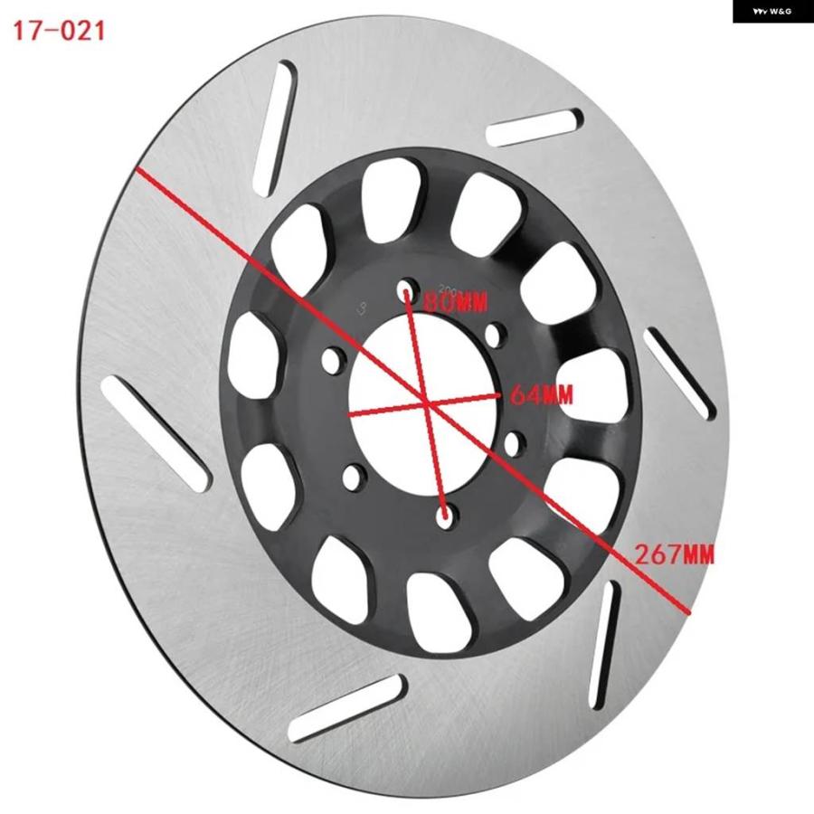 並行輸入品バイク左フロント ブレーキディスク ローター ヤマハ RD350 LC RZ350 XS400 XJ550 XJ650 XJ750 マキシム XV920 ビラーゴ XV920R XV1000 SR250 | ブランド登録なし | 02