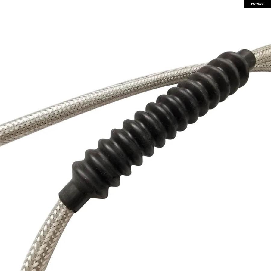 並行輸入品オートバイ アクセサリー 78-3/4インチ 200CM 編組 ステンレス クラッチ ケーブル ハーレー 95-99 FXD 93-00 FXDL FXDS 00-05 FXDWG_3