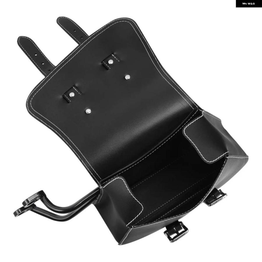 並行輸入品ブラックサドルサイドバッグ サドルバッグ ハーレー スポーツスター XL883 1200 2007-2020 バイクラゲッジバッグ_3