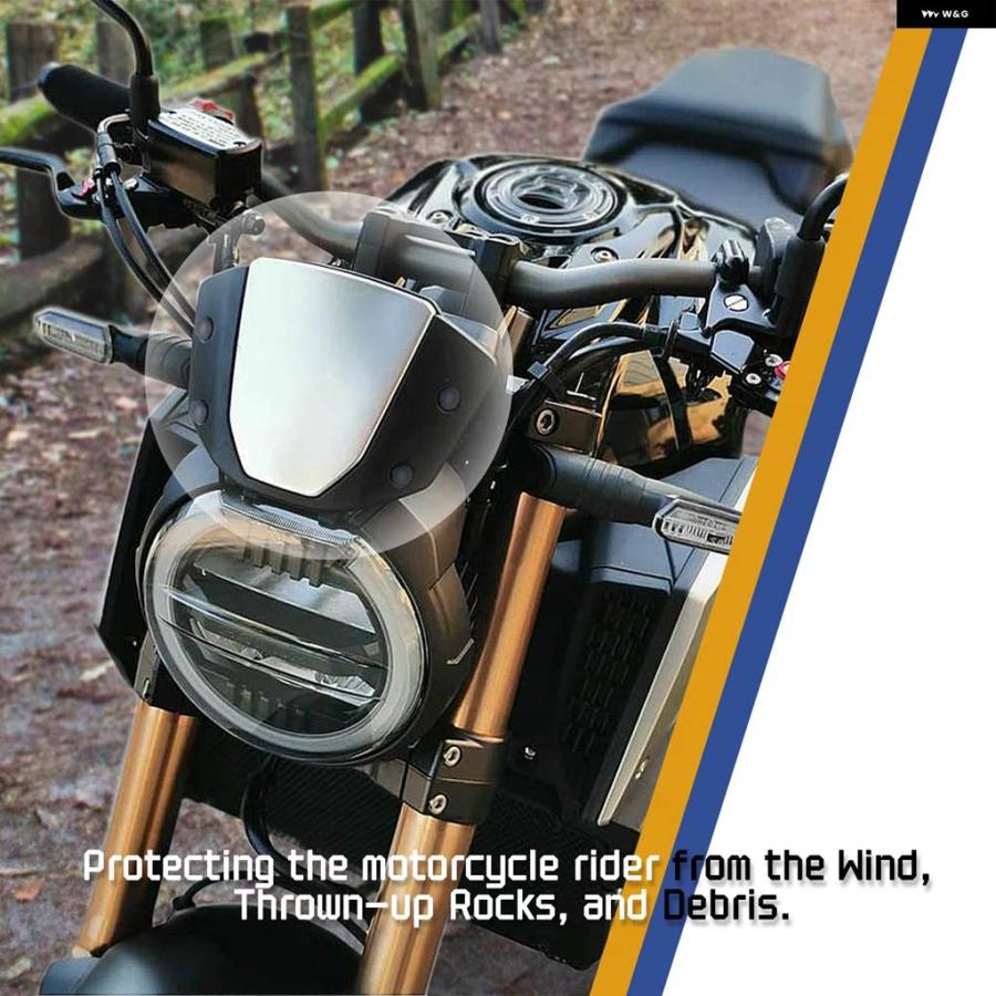 並行輸入品 バイク 風防 ウインドスクリーン ウィンドデフレクター ホンダ CB125R CB250R CB300R 2018 2019 2020_5