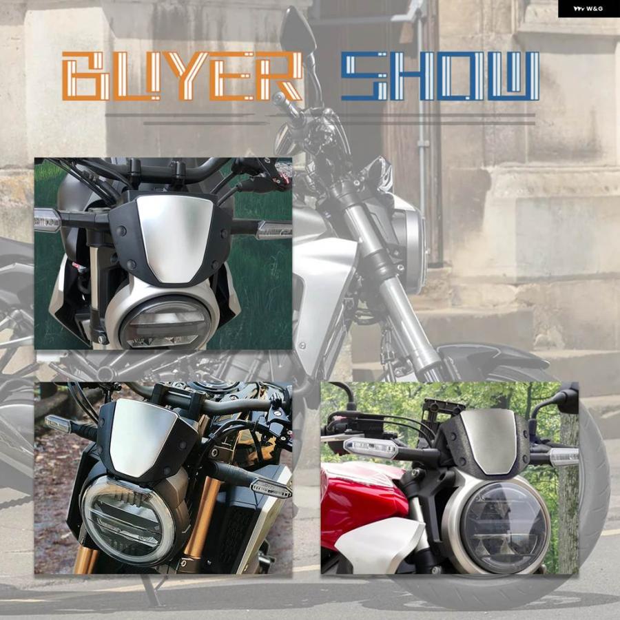 並行輸入品 バイク 風防 ウインドスクリーン ウィンドデフレクター ホンダ CB125R CB250R CB300R 2018 2019 2020_7