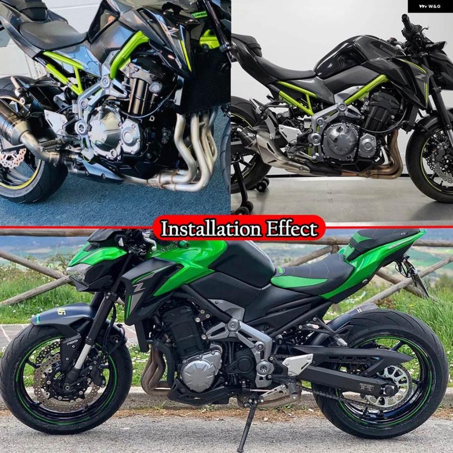 並行輸入品 フレーム サイドカバー カワサキ Z900 2017 2018 2019 オートバイ パネル フェアリング ガード プロテクター_9