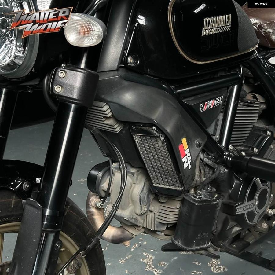 並行輸入品2025 オイルクーラー カバー プロテクター ラジエーター グリル ガードシールド ドゥカティ スクランブラー 800 電圧レギュレーター 整流器 | ブランド登録なし | 06