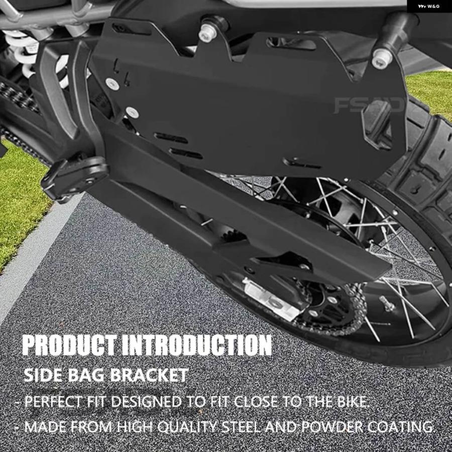 並行輸入品CFMOTO 450MT 450 MT MT450 2024 2025 バイク サイドラゲッジ キャリア サイド ボックス ブラケット ラゲッジラック サドルバッグ サイドバッの画像