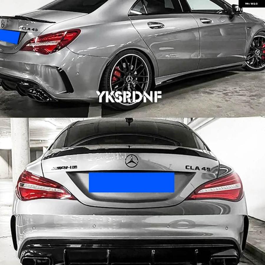 並行輸入品 CLA クラス カーボン リアスポイラー トランク ウィング メルセデス ベンツ CLA45 W117 C117 CLA 200 250 260 セダン_6