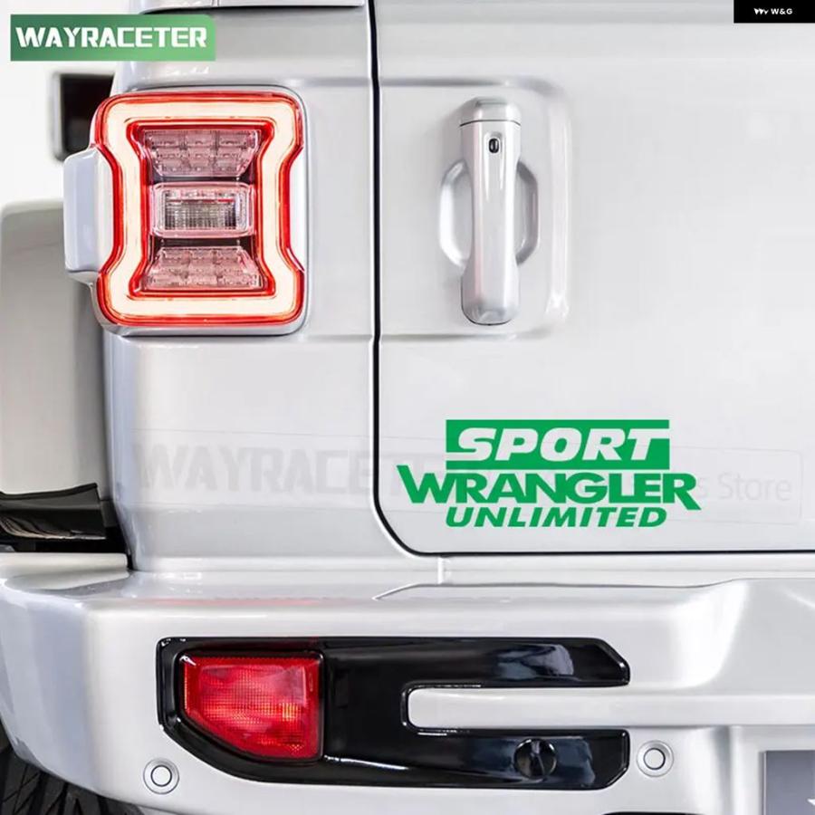 並行輸入品 ジープ ラングラー JK JL TJ YJ CJ 反射式 ルビコン アンリミテッド スポーツ サイドフェンダー ステッカー ボンネット トランク デカール 1個 | ブランド登録なし | 12