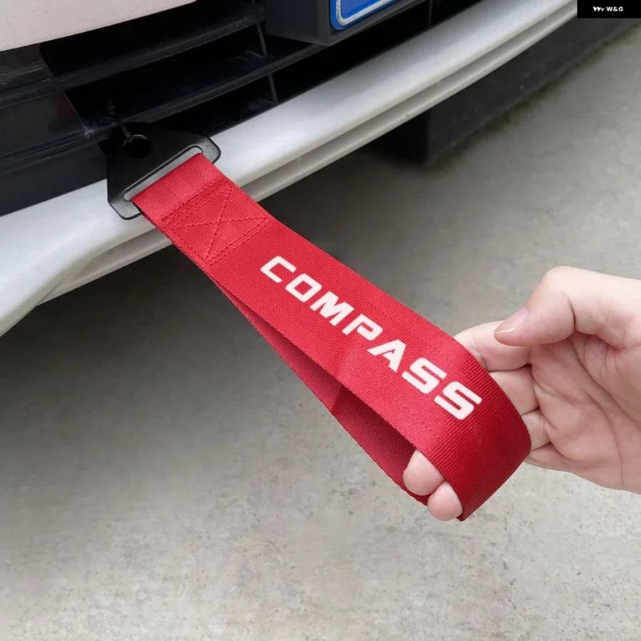 並行輸入品 ジープ レネゲード ラングラー チェロキー コンパス パトリオット トレイルホーク コマンダー ルビコン カー トレーラー 牽引ロープ 装飾 | ブランド登録なし | 10