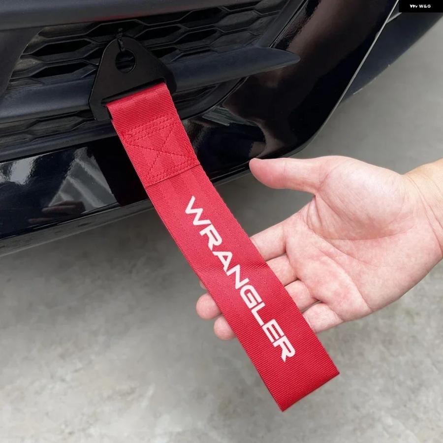 並行輸入品 ジープ レネゲード ラングラー チェロキー コンパス パトリオット トレイルホーク コマンダー ルビコン カー トレーラー 牽引ロープ 装飾 | ブランド登録なし | 11