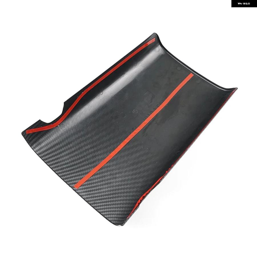 並行輸入品 メルセデス ベンツ W222 S クラス 2014-2019用 ABS カーボン インテリア センター コンソール アームレスト ボックス カバー トリム | ブランド登録なし | 06