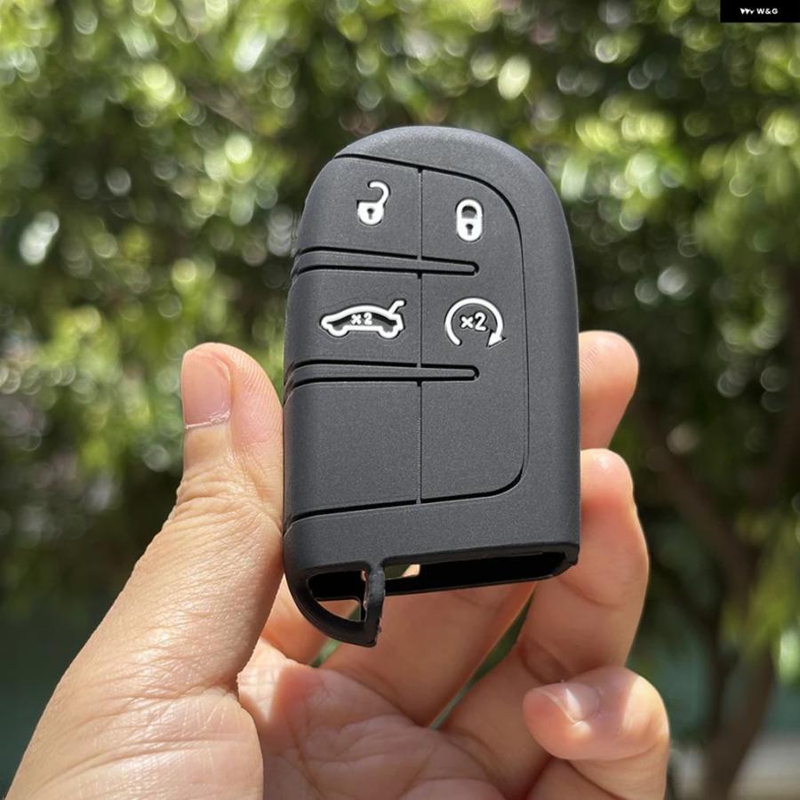 並行輸入品 ジープ ダッジ クライスラー チェロキー リミテッド グランドコンパス ジャーニー ヘルキャット 300C II キー ホルダー シリコンキー カバー | ブランド登録なし | 13