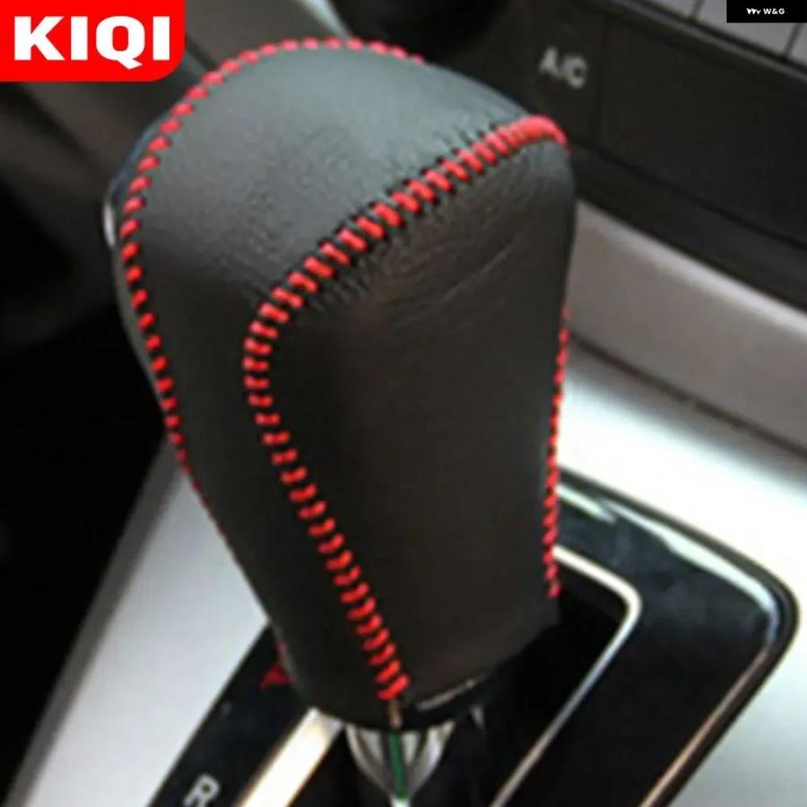 並行輸入品 ホンダ KIQI AT レザー シフト ノブカラー CRV CR-V 2007 - 2014 左ハンドル 車用 ノブ カバー プロテクター | ブランド登録なし | 09