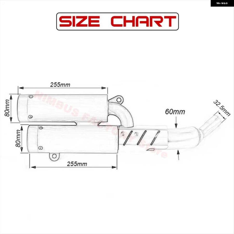 並行輸入品スリップオン VESPA GTS300 GTV 300 250 2009-2020 オートバイ バイク エキゾースト デュアルマフラー DBキラー ヒートシールド ミドルリンクの画像