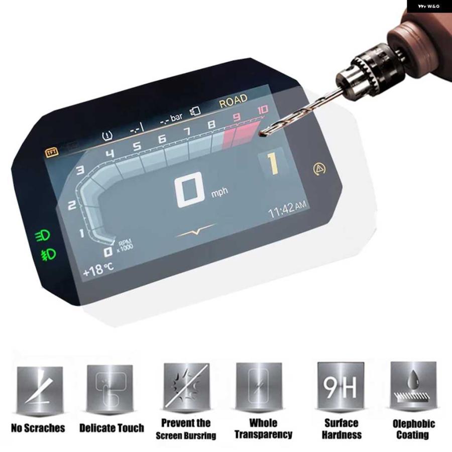 並行輸入品BMW F850GS F750GS 2018 2019 F900R F900XR / XR 2020 F850GS ADV 2020 オートバイ バイク ダッシュボード HD 強化フィルム | ブランド登録なし