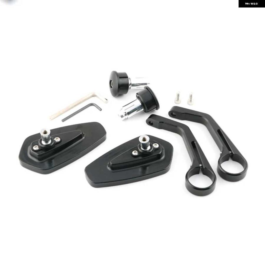 並行輸入品CNC オートバイ バイク リアビューサイドミラー ハンドルバー エンドミラー ハンドルバー バーエンド ミラー KMデューク790 RC390 890 1290 | ブランド登録なし | 06