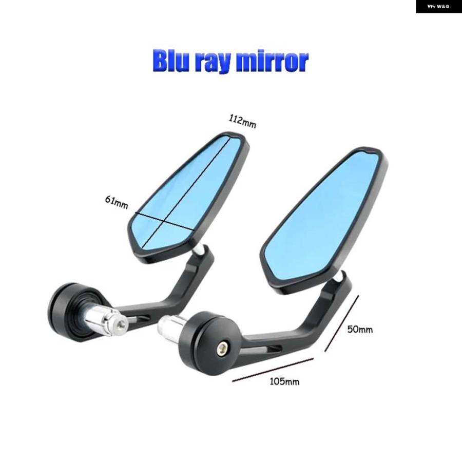 並行輸入品CNC オートバイ バイク リアビューサイドミラー ハンドルバー エンドミラー ハンドルバー バーエンド ミラー KMデューク790 RC390 890 1290 | ブランド登録なし | 07