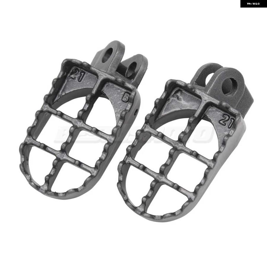 【並行輸入品】モトクロス フットペグ カワサキ KLX 400 500 KLX400R KX500 スズキ RM 125 250 RM125 RM250 RMX 250 RMX250 DRZ 400 DR-Z400 E/S | ブランド登録なし