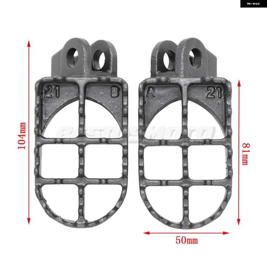 【並行輸入品】モトクロス フットペグ カワサキ KLX 400 500 KLX400R KX500 スズキ RM 125 250 RM125 RM250 RMX 250 RMX250 DRZ 400 DR-Z400 E/S | ブランド登録なし | 01