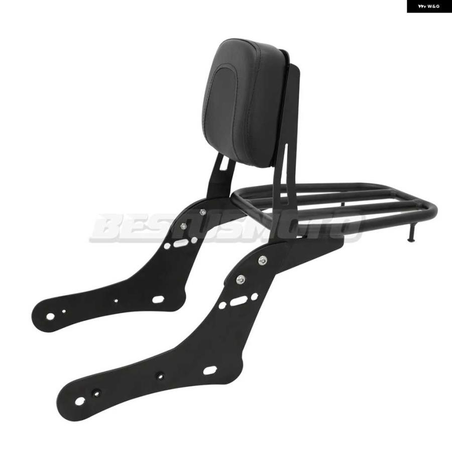 【並行輸入品】オートバイ バイク バックレスト シーシーバー + ラゲッジラック カワサキ バルカン S 650 VN650 2015-23 | ブランド登録なし | 02