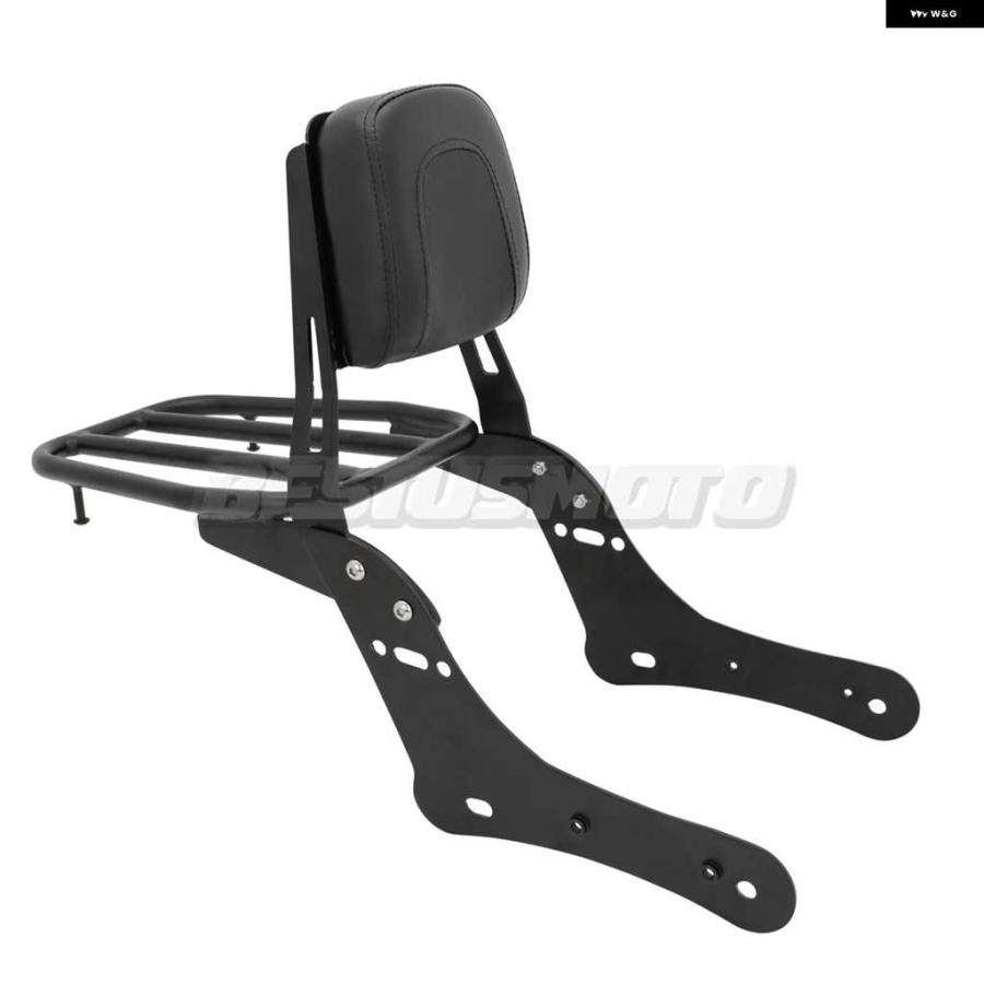 【並行輸入品】オートバイ バイク バックレスト シーシーバー + ラゲッジラック カワサキ バルカン S 650 VN650 2015-23 | ブランド登録なし | 03