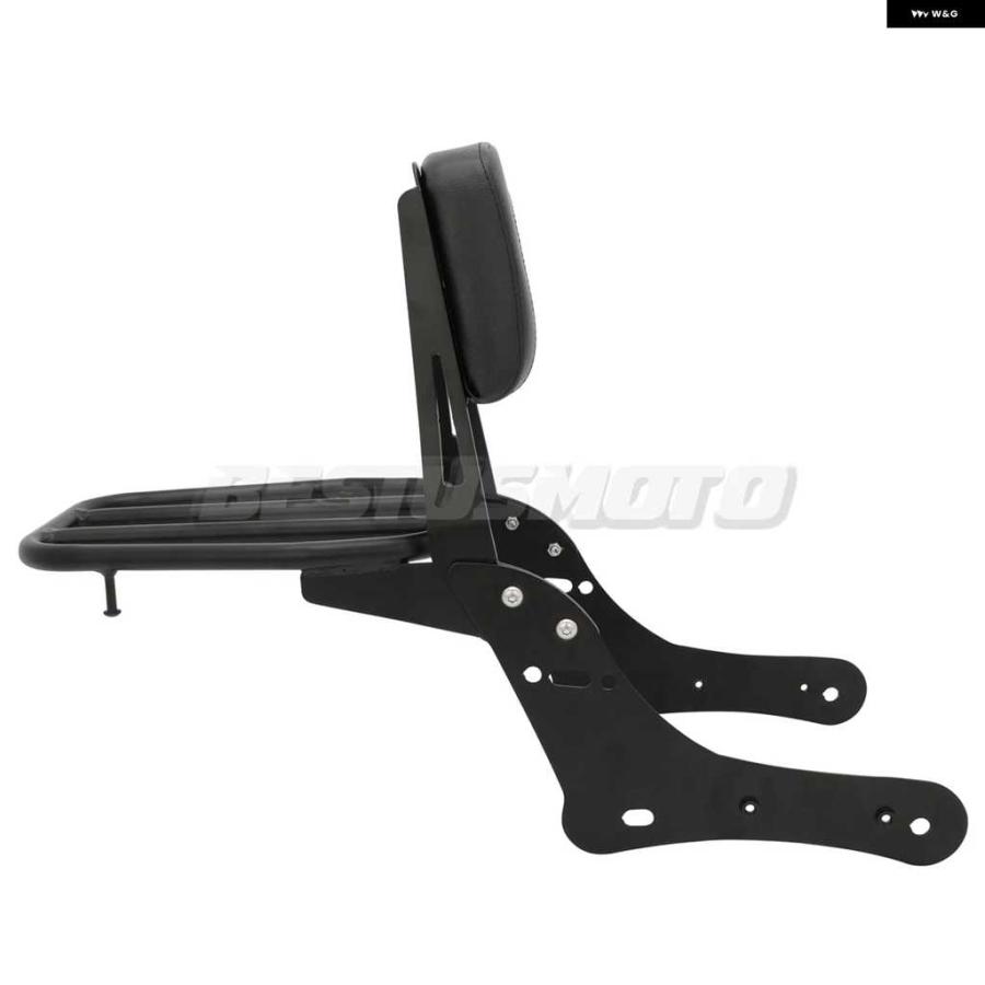 【並行輸入品】オートバイ バイク バックレスト シーシーバー + ラゲッジラック カワサキ バルカン S 650 VN650 2015-23 | ブランド登録なし | 04