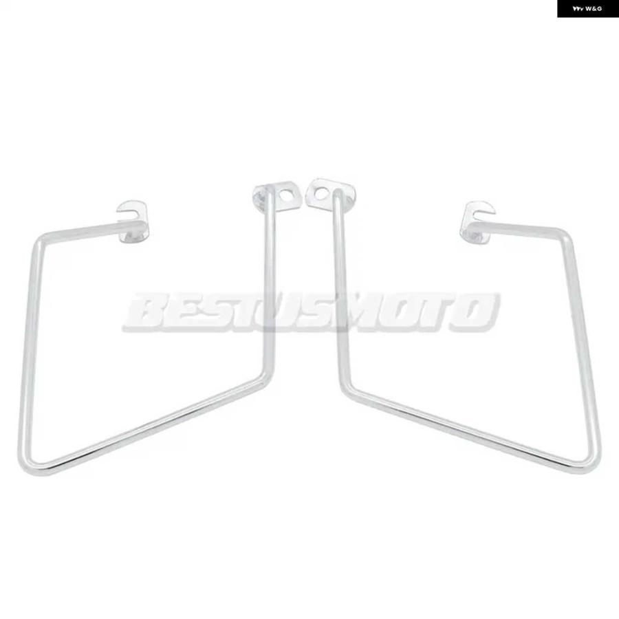 【並行輸入品】W400 W650 W800 オートバイ バイク ソリッド サドルバッグ サポート ブラケット サイド マウント トランク バッグ ホルダー カワサキ W 400 6 | ブランド登録なし | 04