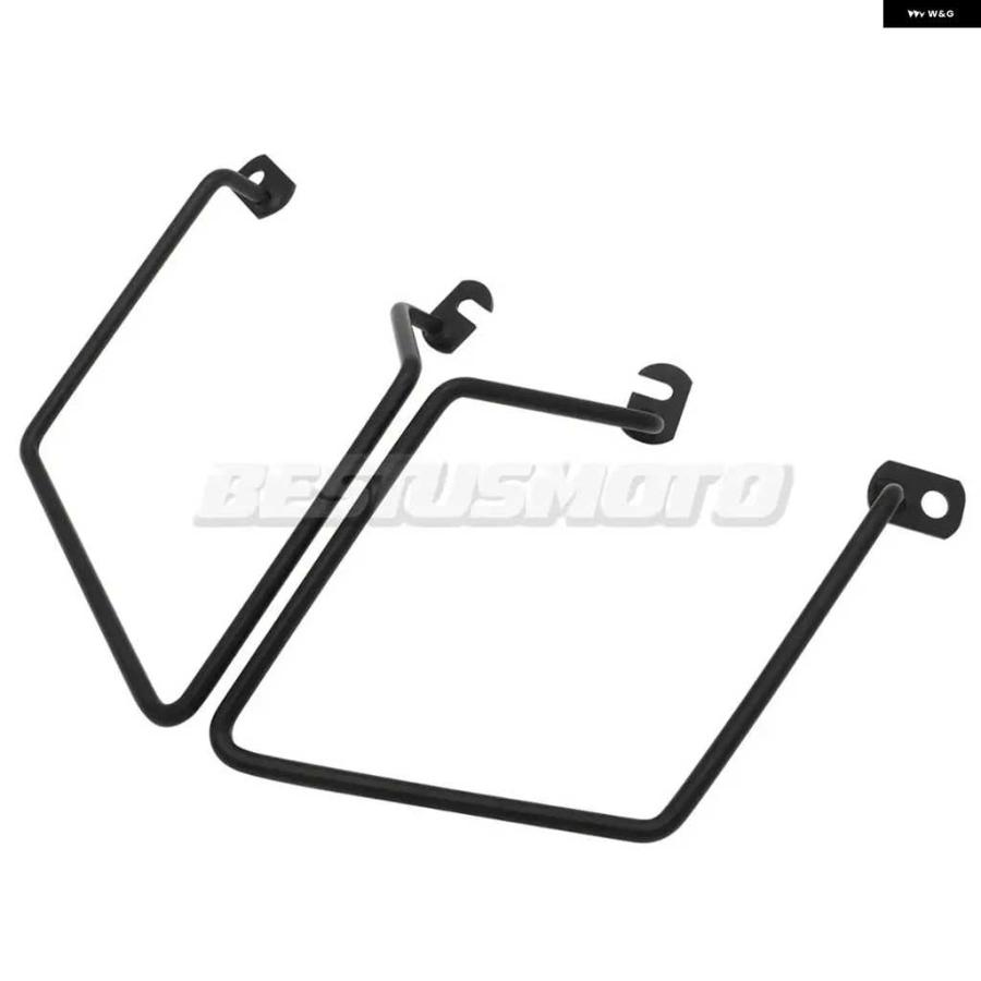 【並行輸入品】W400 W650 W800 オートバイ バイク ソリッド サドルバッグ サポート ブラケット サイド マウント トランク バッグ ホルダー カワサキ W 400 6 | ブランド登録なし | 07