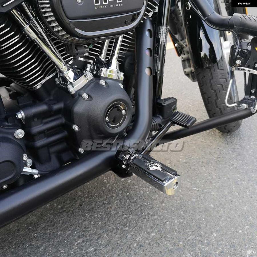 並行輸入品オートバイ バイク フロントリア フットレスト フットペグ カワサキ バルカン 800 900 1500 1600 1700 2000 スズキ マローダー 1600 ブールバ | ブランド登録なし | 17