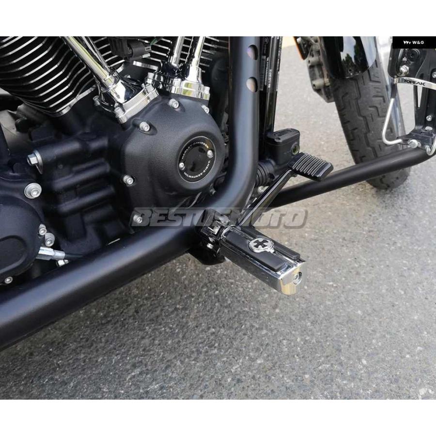 並行輸入品オートバイ バイク フロントリア フットレスト フットペグ カワサキ バルカン 800 900 1500 1600 1700 2000 スズキ マローダー 1600 ブールバ | ブランド登録なし | 18