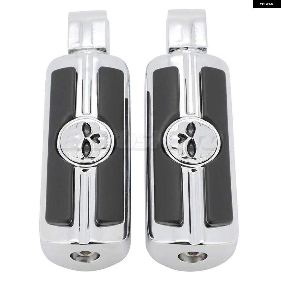 並行輸入品オートバイ バイク フロントリア フットレスト フットペグ カワサキ バルカン 800 900 1500 1600 1700 2000 スズキ マローダー 1600 ブールバ | ブランド登録なし | 19