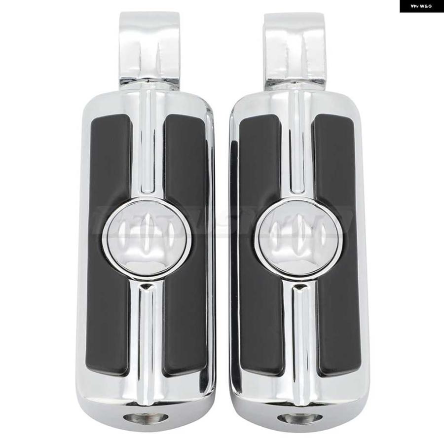 並行輸入品オートバイ バイク フロントリア フットレスト フットペグ カワサキ バルカン 800 900 1500 1600 1700 2000 スズキ マローダー 1600 ブールバ | ブランド登録なし | 21