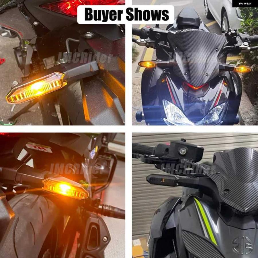 並行輸入品オートバイ バイク ライト フロント リア ウィンカー フラッシャー インジケーター ランプ LED カワサキ Z900 ER6N Z800 ヴェルシス 650/1000 | ブランド登録なし | 05