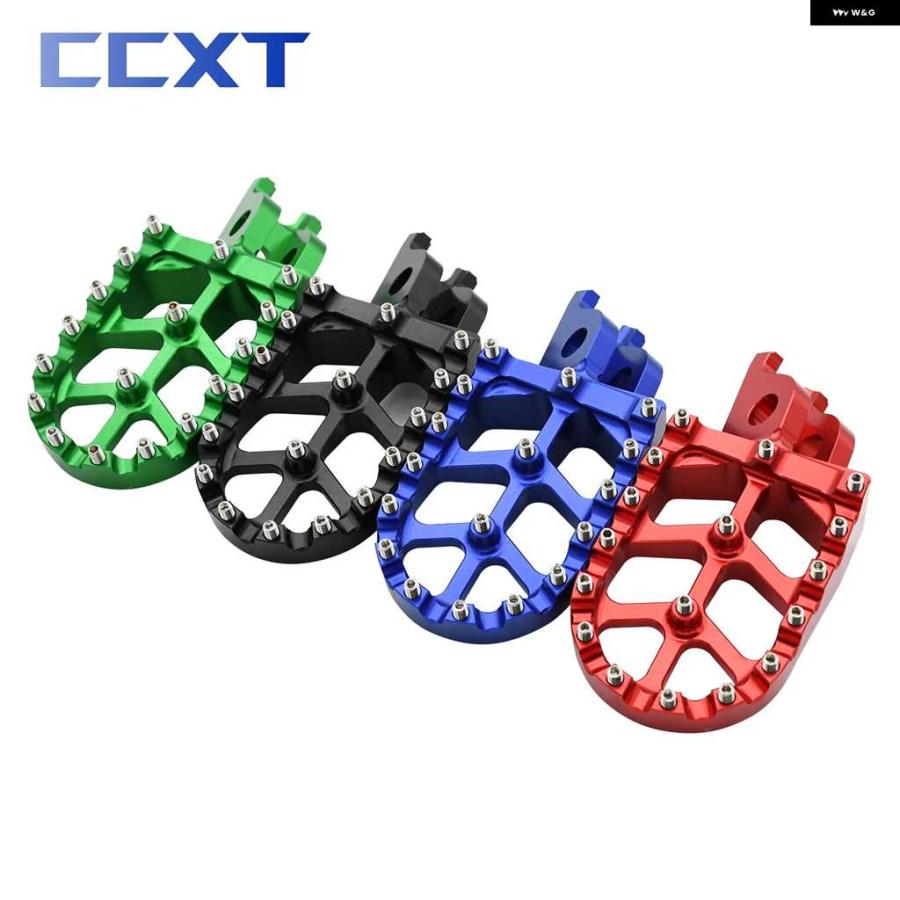 【並行輸入品】モトクロス CNC アルミレスト ペダル フットペグ カワサキ KX KLX KXF 250 450 250F 450F 250X 450X 450R 2006 2007-2021 | ブランド登録なし | 08