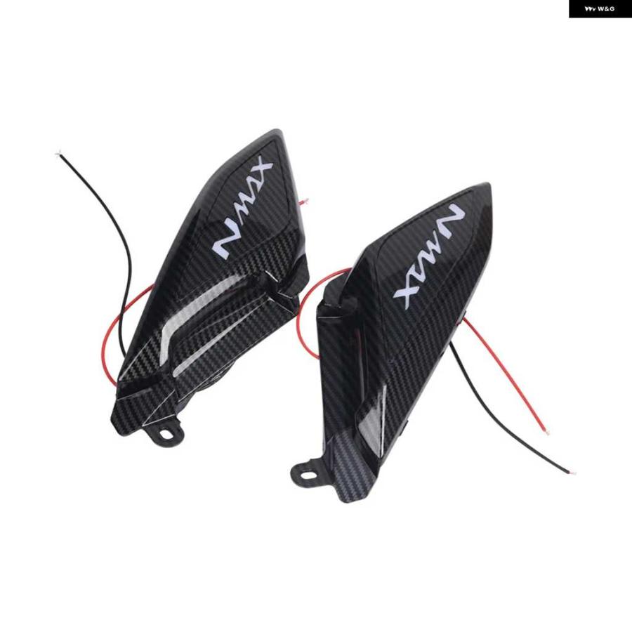 並行輸入品オートバイ バイク リアサイドカバー ガード パネル 装飾 キャップ ヤマハ NMAX155 NMAX125 2020 2021アクセサリー_5