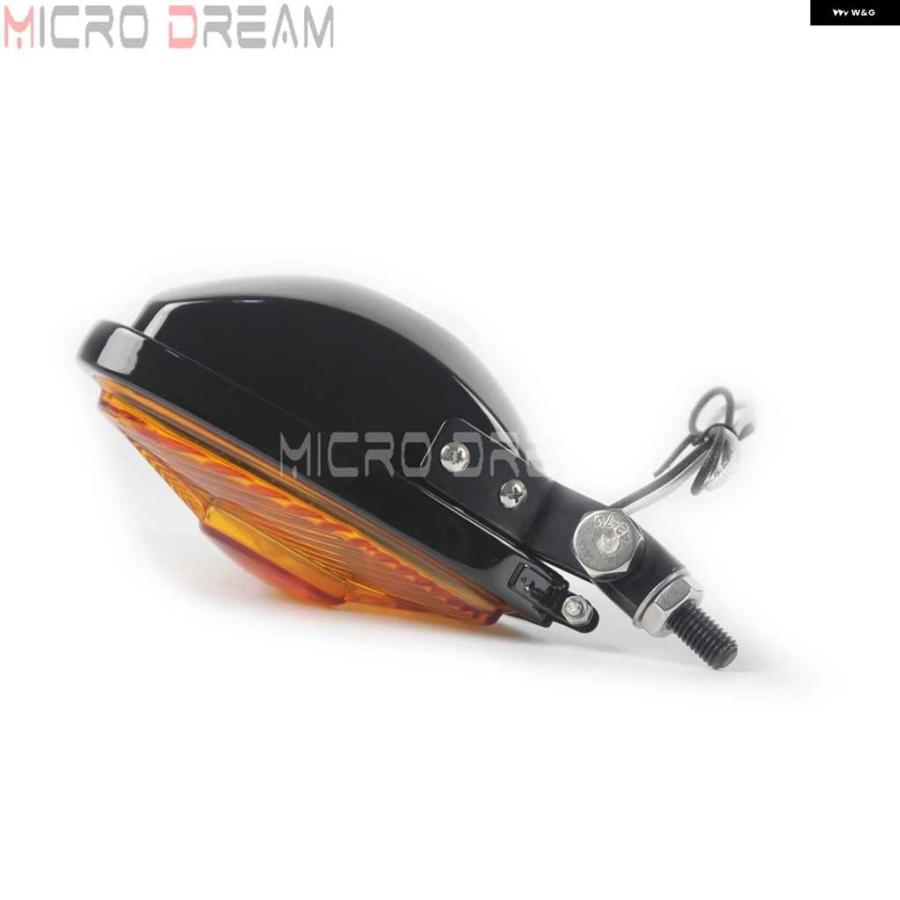 並行輸入品オートバイ バイク 12V 55W ヴィンテージ ヘッドライト レトロ トライアングル イエローレンズ ヘッドランプ ハーレー チョッパー クルーザー | ブランド登録なし | 10