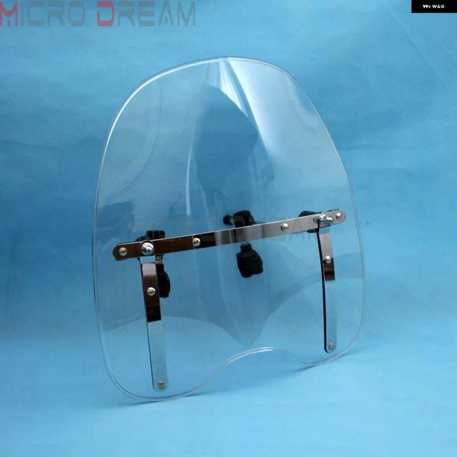 並行輸入品 カスタム オートバイ バイク 7/8インチ ハンドルバー デフレクタークロスボーン18インチクルーザー ウィンドスクリーン風防スクリーン_3
