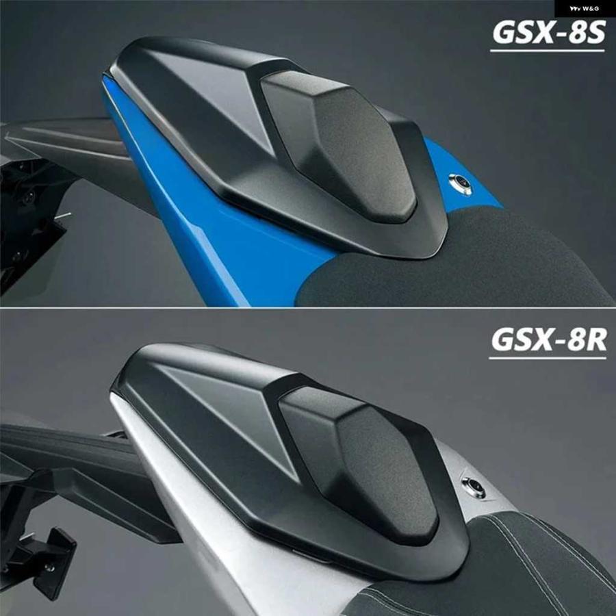 並行輸入品スズキ GSX-8R GSX8R GSX-8S 2023-2024 ブラックカーボン オートバイ バイク 助手席リアカバー カウル フェアリング テールカバー_7
