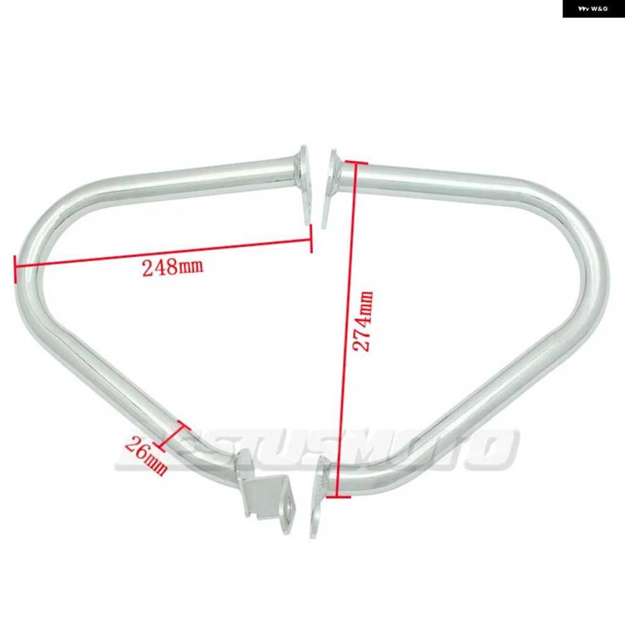 並行輸入品オートバイ バイク エンジン ガード クラッシュ バー バンパー トライアンフ BONNEVILLE T100 SE T100 2001-2011-15_3