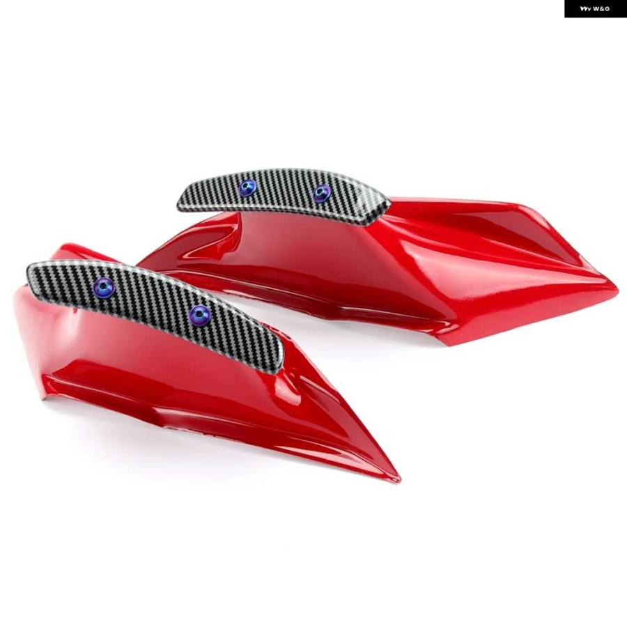 ブランド登録なし - 並行輸入品ホンダ CBR650R 自動二輪車 自動二輪車 舞台の袖 取りまかなう 一揃いの道具 くっ付ける ウィングレット CBR650 フェアリング ウィングレット エアロダイナミックウ