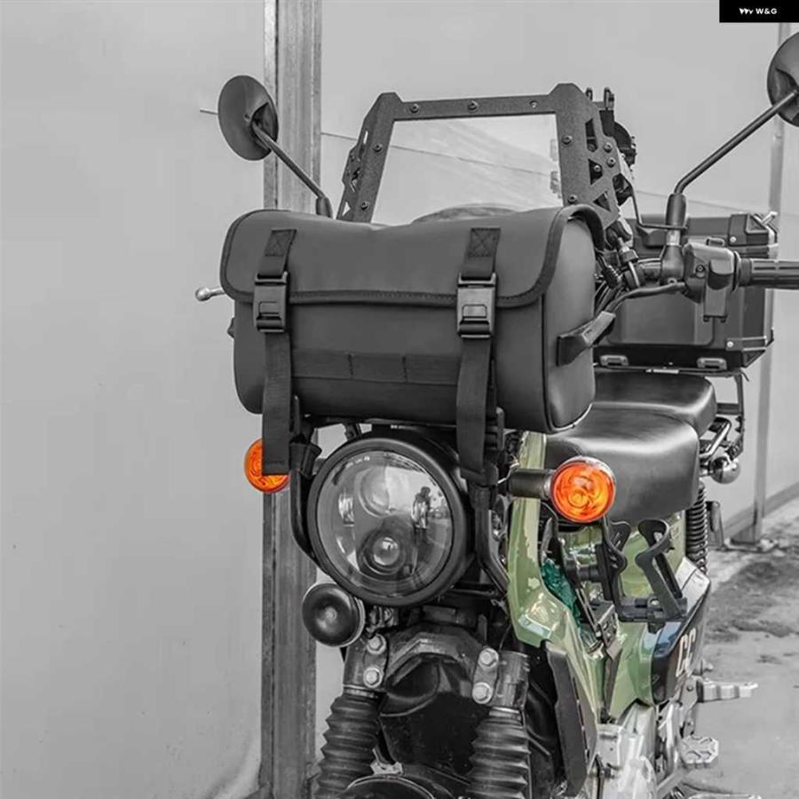並行輸入品オートバイ バイク ツールバッグ ホンダ クロスカブ 110 CC110 2023-2025 オートバイ バイク ハンドルバー バッグ_5
