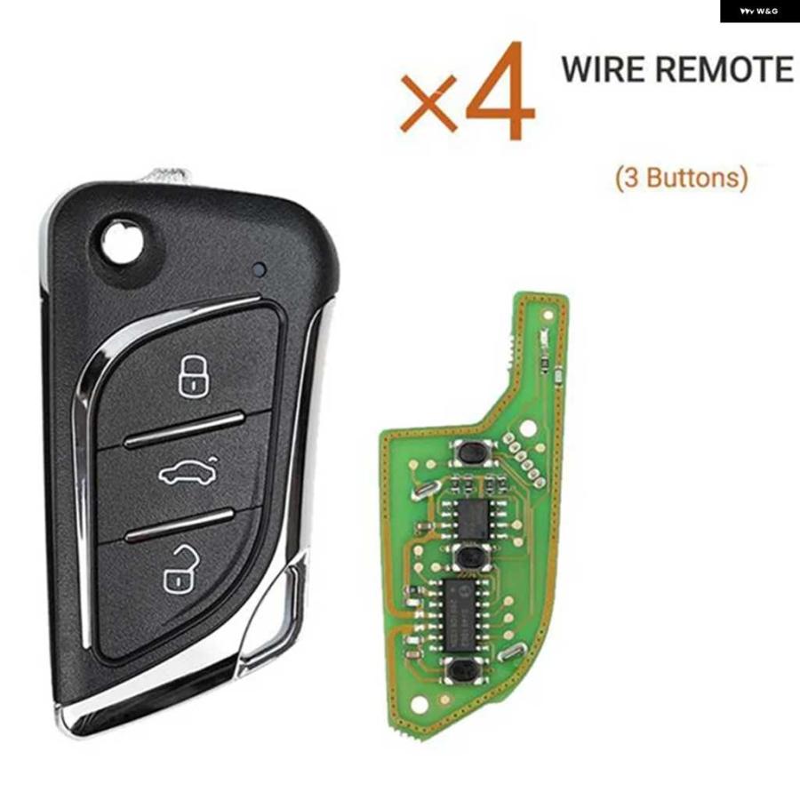 並行輸入品 VVDIキーツールLEI KSS互換4個ワイヤーリモートキーXKLKS0EN XKLKSOENレクサス スタイル 3 ボタン | ブランド登録なし | 04