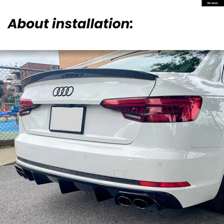 並行輸入品クワッド ステンレス 車用マフラー アウディ A3 A4 A5 A6 A7 A8 UP S3 S4 S5 S6 S7 S8 SQ3 SQ5 デザイン マフラーチップ 60MM テール パイプ | ブランド登録なし | 07