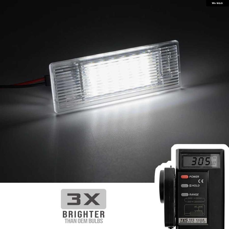 並行輸入品4X FR ホワイト LED ステップドア カーテシー パドル ライト BMW F48 X1 2016-2022 車内リア足元下交換用ライト | ブランド登録なし | 05