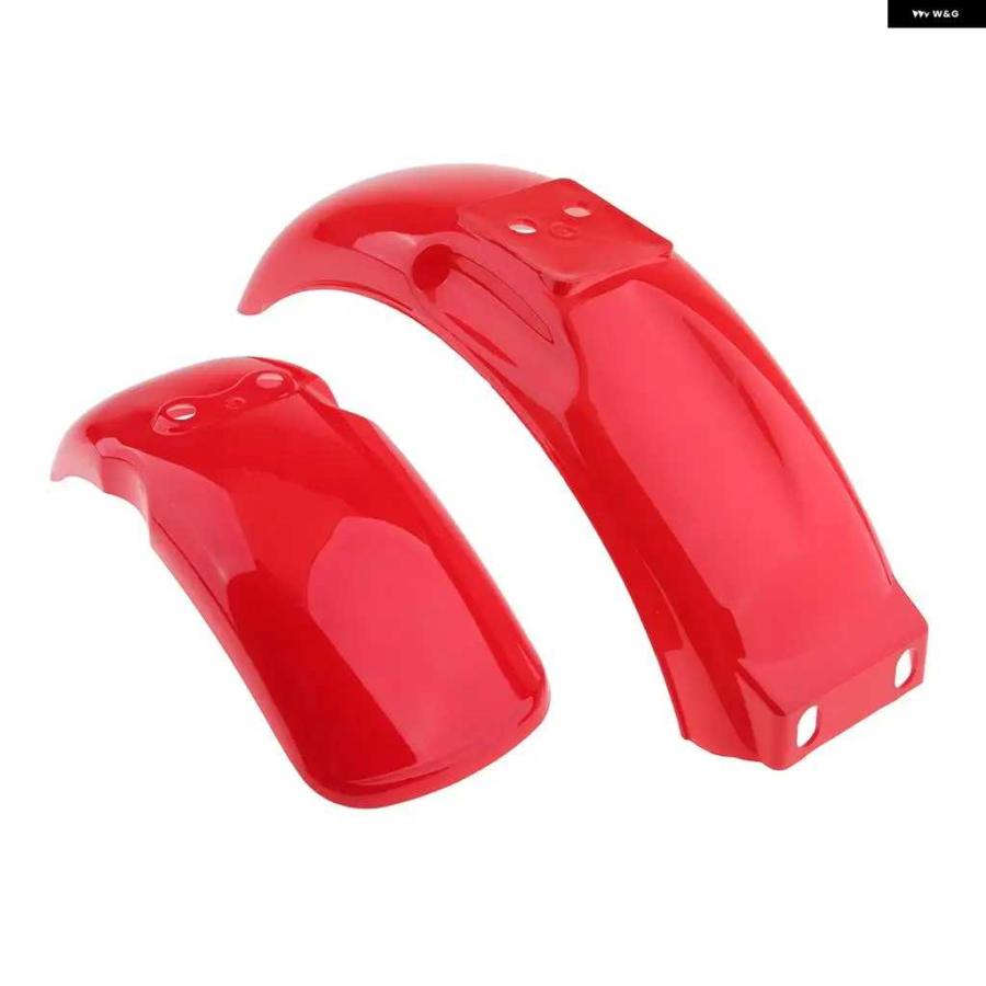 並行輸入品2X オートバイ バイク 8/10インチ フロント リアホイールフェンダー マッドガード ホンダ モンキー ゴリラ Z50 Z50A Z50J Z110 Z125 オートバ | ブランド登録なし