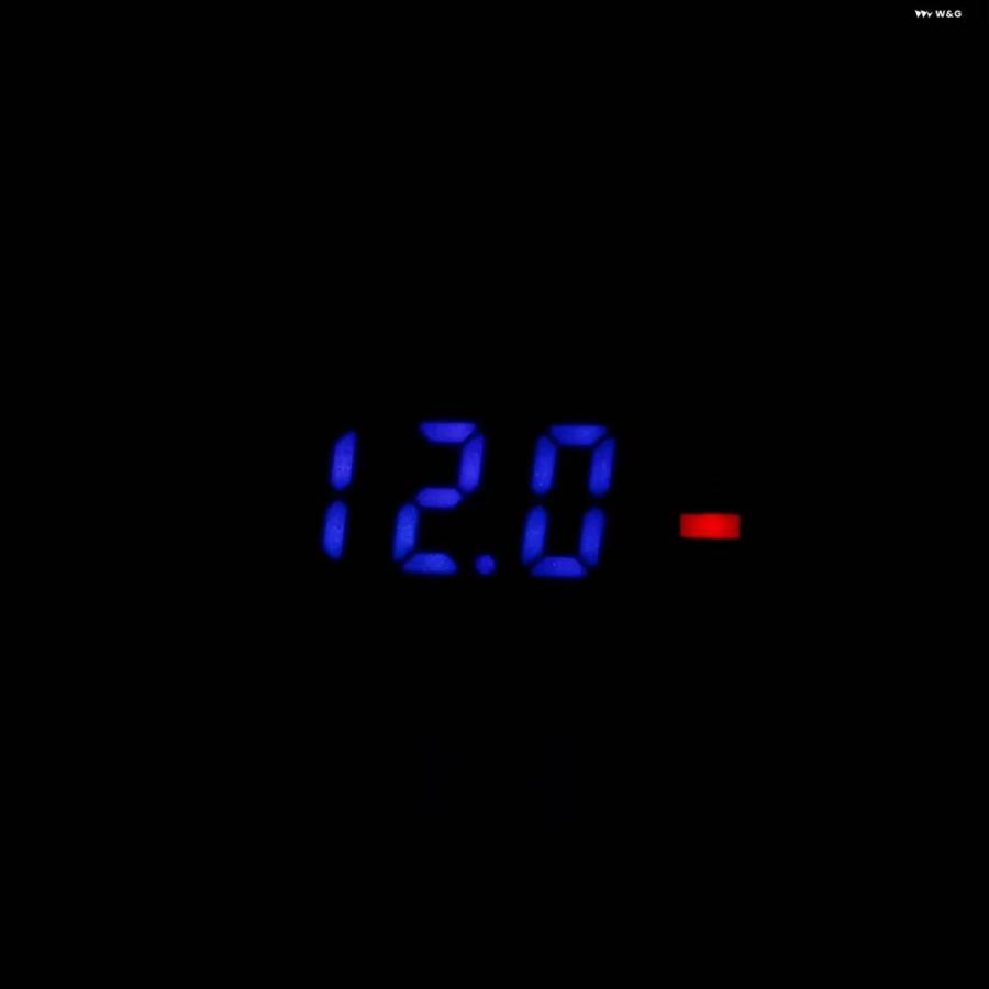 【並行輸入品】汎用 カーターボタイマー 赤/青/白 LED デジタル ディスプレイ ターボ NA ブラックシルバー ペン コントロール | ブランド登録なし | 07