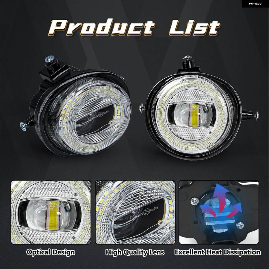並行輸入品車用LED エンジェルアイズ フォグランプ アセンブリ マツダ 2 3 6 CX-5 CX-7 CX-8 CX-9 RX-8 MX-5 2004-2017 ヘッドライト デイタイム ランニ | ブランド登録なし | 07