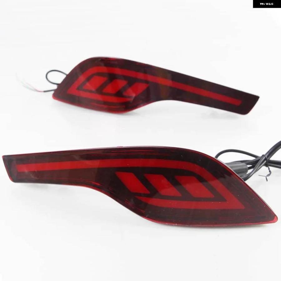 【並行輸入品】車用LEDリア バンパー ライト リフレクター テールライト ホンダ CR-V CRV 2017 2018 テールライト フォグランプ オート ブレーキライト | ブランド登録なし | 02