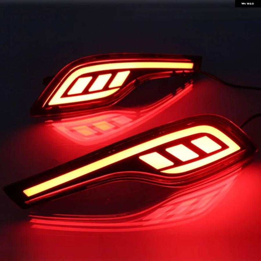 【並行輸入品】車用LEDリア バンパー ライト リフレクター テールライト ホンダ CR-V CRV 2017 2018 テールライト フォグランプ オート ブレーキライト | ブランド登録なし | 05