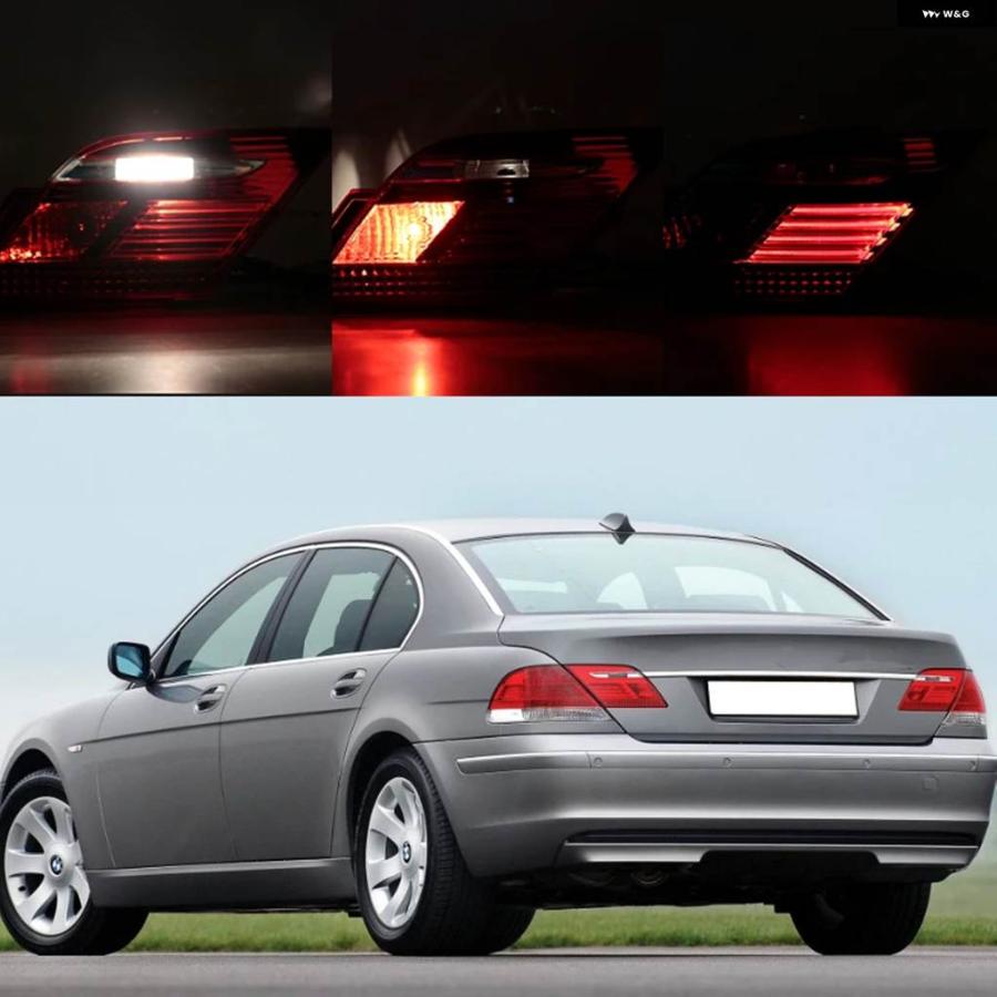 並行輸入品車内LED テールライト BMW 7シリーズ E65 E66 2005 - 08 リアブレーキランプ テールランプ アセンブリ 63216938517 63216938518 | ブランド登録なし | 04