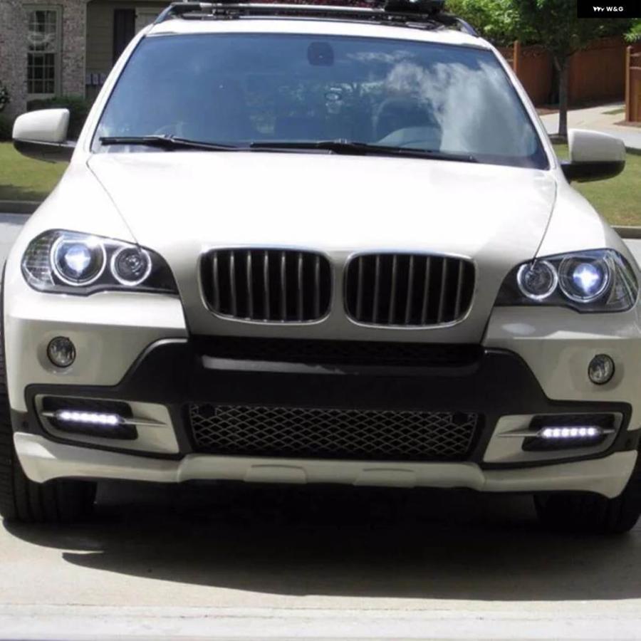 並行輸入品2個 12V 車用 DRL LED デイタイム ランニングライト デイライト BMW X5 E70 39356 超高輝度 防水 | ブランド登録なし | 06